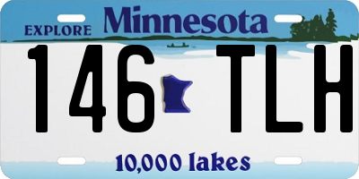 MN license plate 146TLH