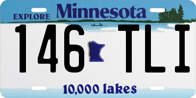 MN license plate 146TLI