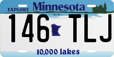 MN license plate 146TLJ