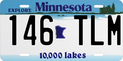 MN license plate 146TLM