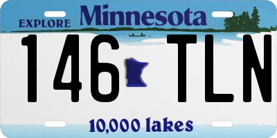 MN license plate 146TLN
