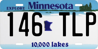 MN license plate 146TLP