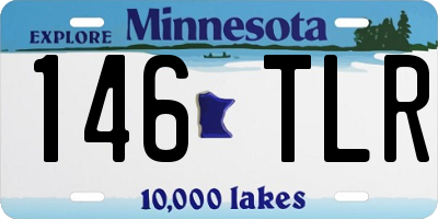 MN license plate 146TLR