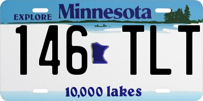 MN license plate 146TLT