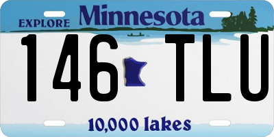 MN license plate 146TLU