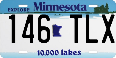 MN license plate 146TLX