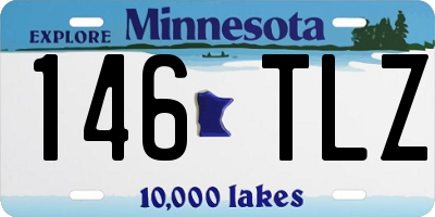 MN license plate 146TLZ