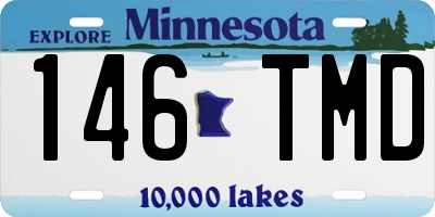 MN license plate 146TMD