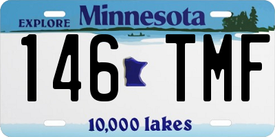 MN license plate 146TMF
