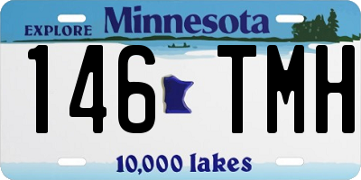 MN license plate 146TMH