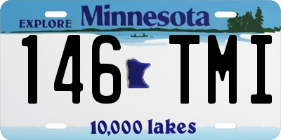 MN license plate 146TMI