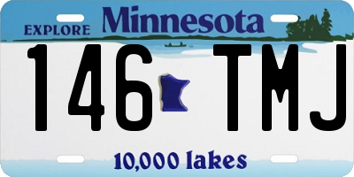 MN license plate 146TMJ
