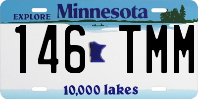 MN license plate 146TMM