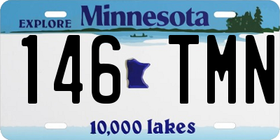 MN license plate 146TMN