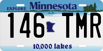 MN license plate 146TMR