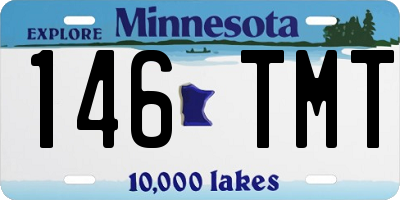 MN license plate 146TMT