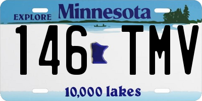 MN license plate 146TMV