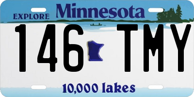MN license plate 146TMY
