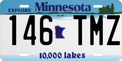 MN license plate 146TMZ