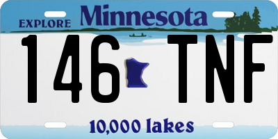 MN license plate 146TNF