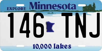 MN license plate 146TNJ