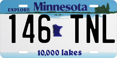 MN license plate 146TNL