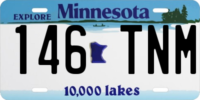 MN license plate 146TNM