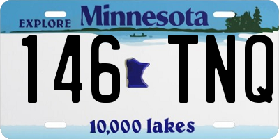 MN license plate 146TNQ
