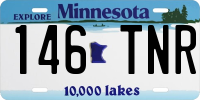 MN license plate 146TNR