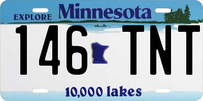 MN license plate 146TNT