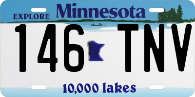 MN license plate 146TNV