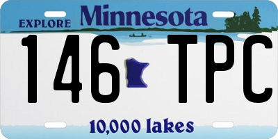 MN license plate 146TPC