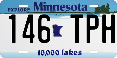MN license plate 146TPH