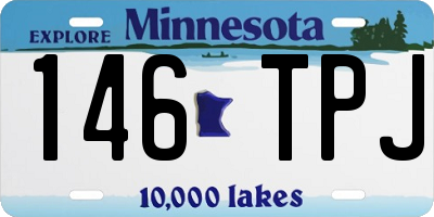 MN license plate 146TPJ