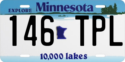 MN license plate 146TPL
