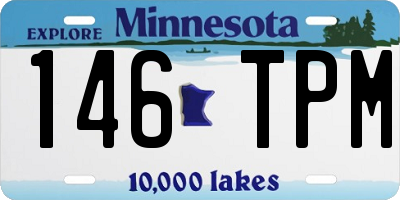 MN license plate 146TPM