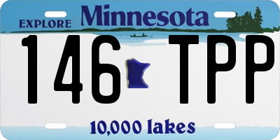 MN license plate 146TPP
