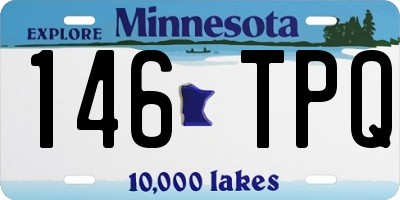 MN license plate 146TPQ