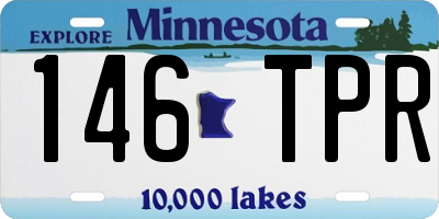 MN license plate 146TPR