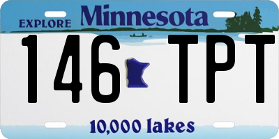 MN license plate 146TPT