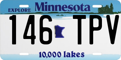 MN license plate 146TPV
