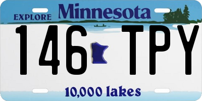 MN license plate 146TPY