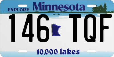 MN license plate 146TQF