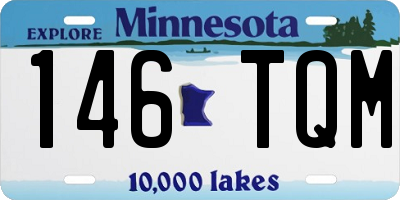 MN license plate 146TQM