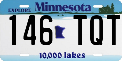 MN license plate 146TQT