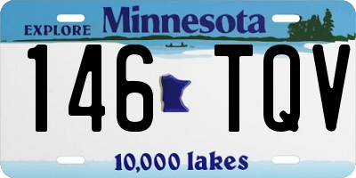 MN license plate 146TQV