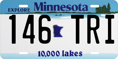 MN license plate 146TRI