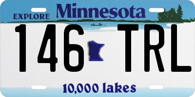 MN license plate 146TRL