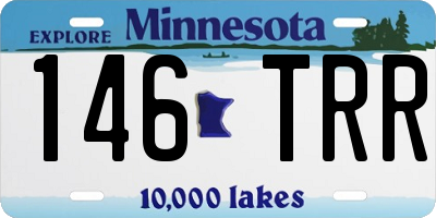 MN license plate 146TRR