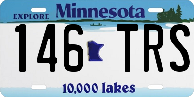 MN license plate 146TRS
